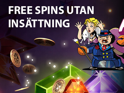 Vi ger dig free spins utan insättning på olika spel online